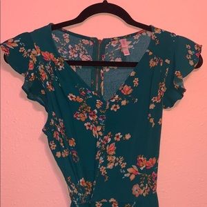 floral print jumper suit
